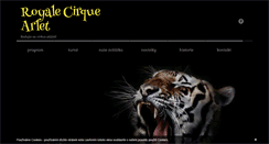 Desktop Screenshot of cirkusarlet.cz